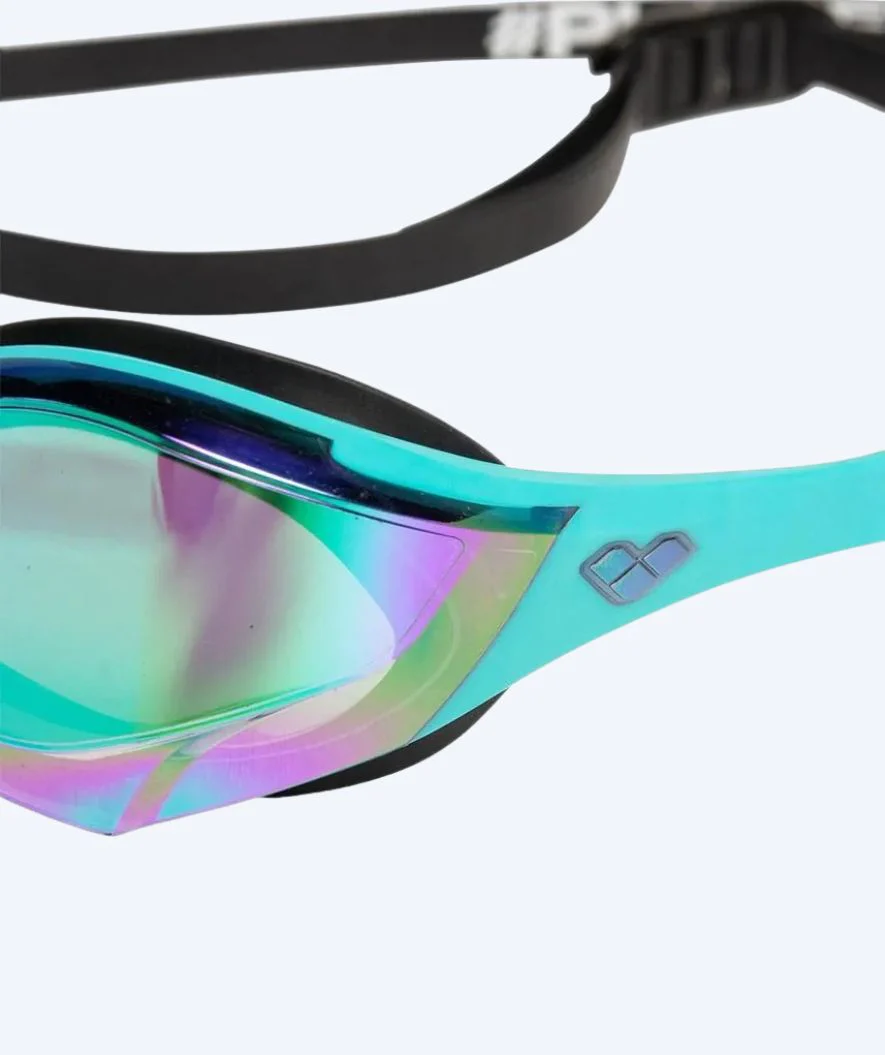 Arena Elite Schwimmbrillen - Cobra Edge SWIPE Mirror - Schwarz/Türkis - Image 3