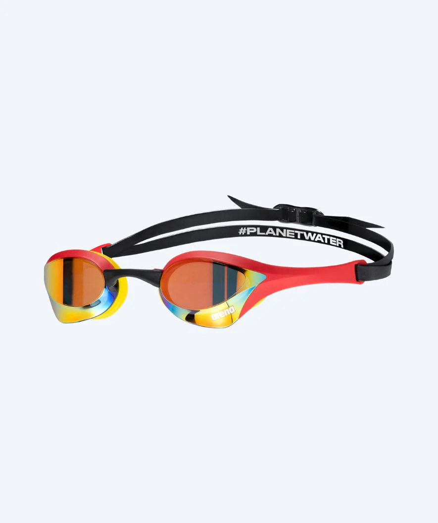 Arena Elite Schwimmbrillen - Cobra Ultra SWIPE Mirror - Rot/Gold (Limited 2026)