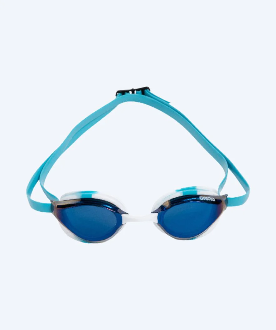 Arena Elite Schwimmbrillen - Python - Hellblau/Donkerblau (Mirror Scheiben) - Image 3