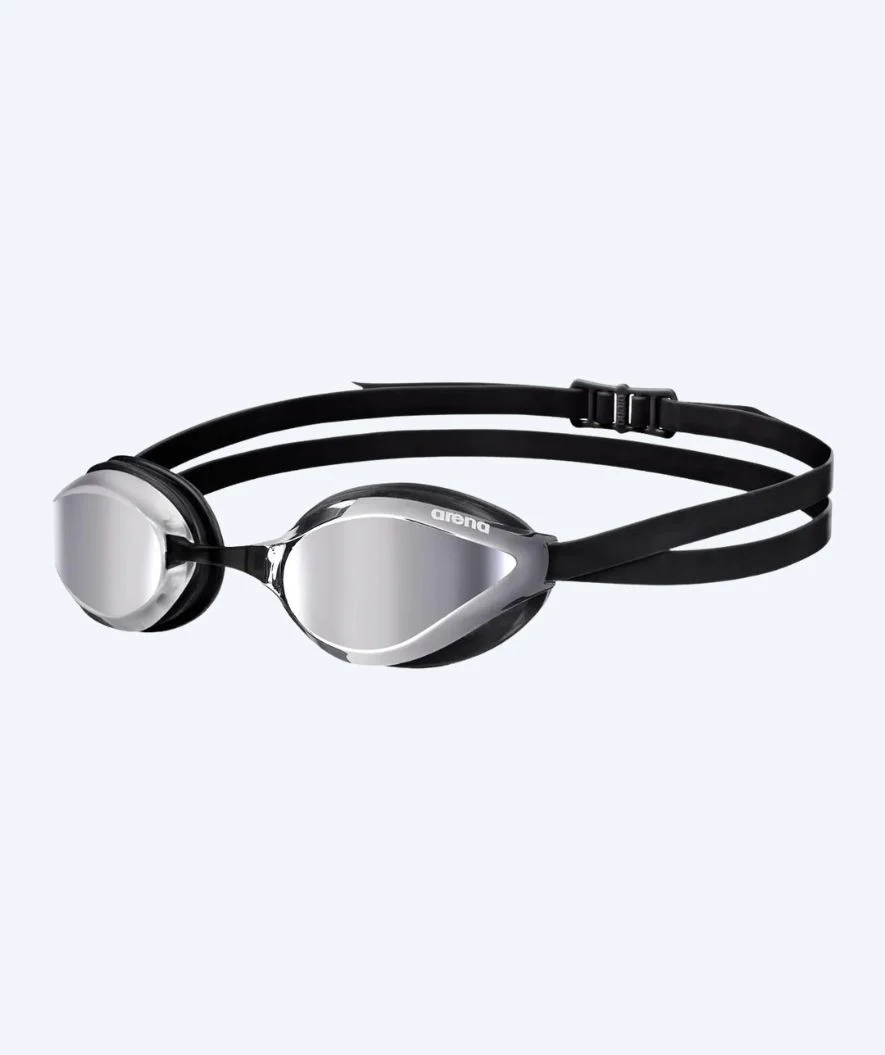 Arena Elite Schwimmbrillen - Python - Schwarz/Silber (Mirror Scheiben)