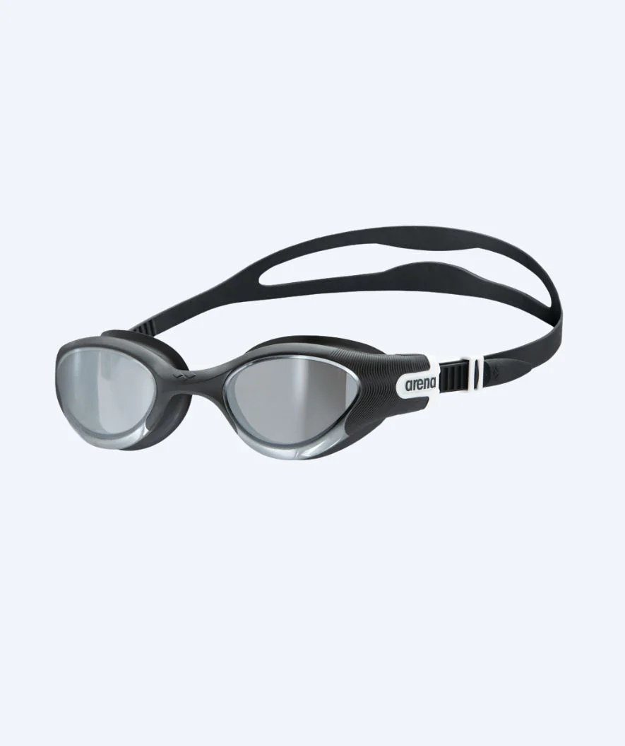 Arena Schwimmbrille für Freizeitschwimmer - The One Plus Mirror - Schwarz/Silber