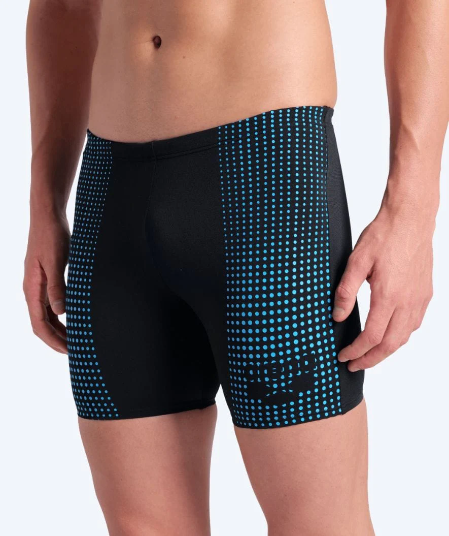 Arena lange Badehose für Herren - Foggy Dots - Schwarz/Hellblau - Image 4