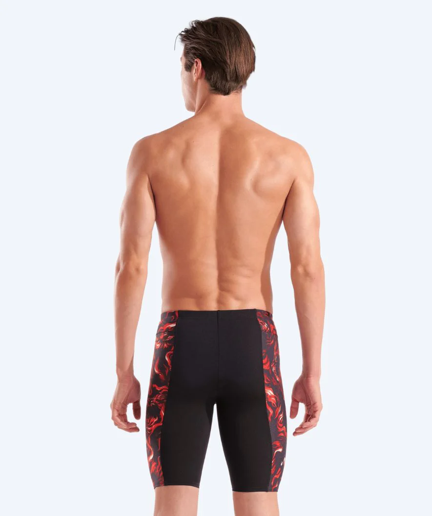 Arena lange Badehose für Herren - Graphic - Schwarz/Rot (Limited 2026) - Image 2