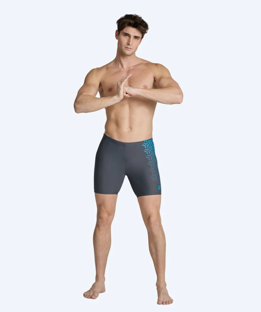Arena lange Badehose für Herren - Kikko V - Dunkelgrau/Blau - Image 3