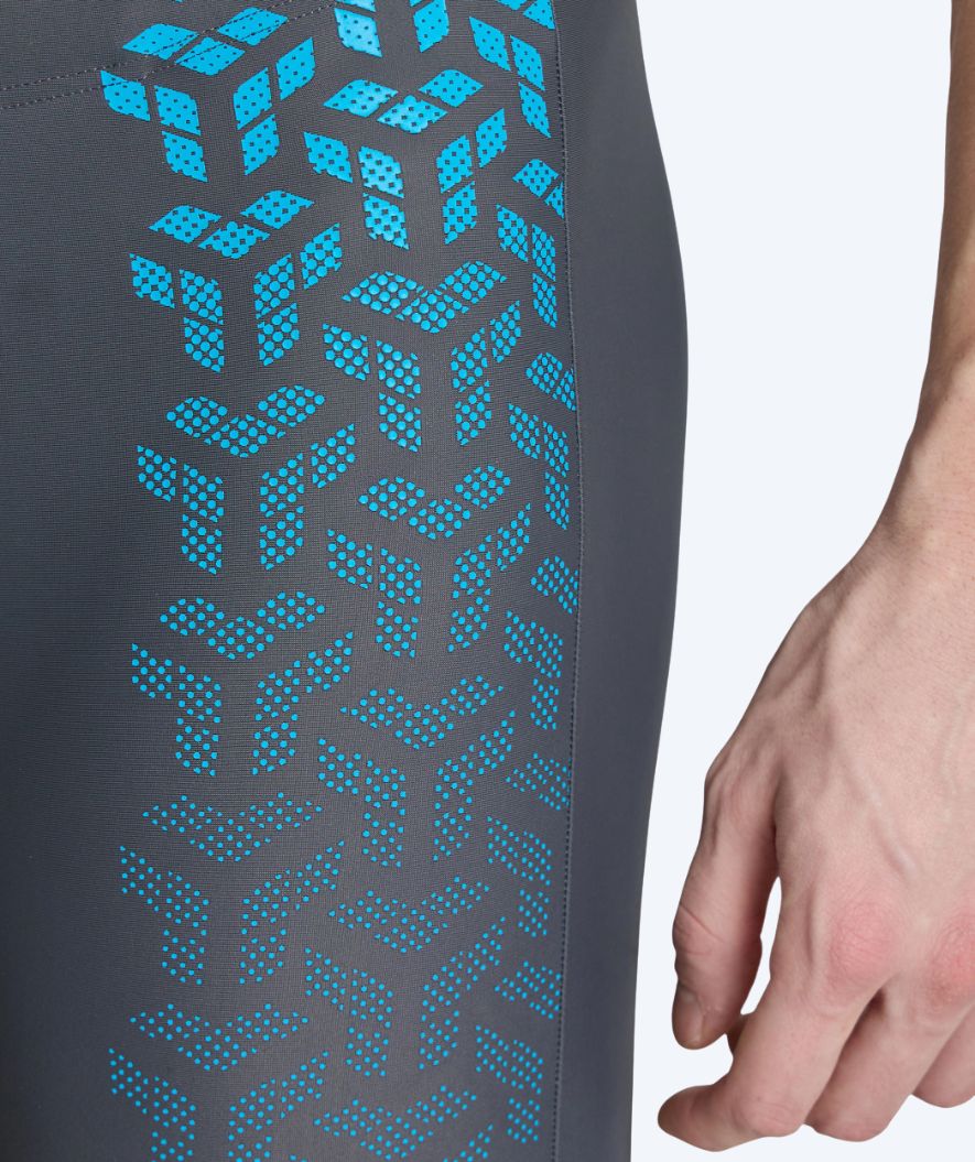 Arena lange Badehose für Herren - Kikko V - Dunkelgrau/Blau - Image 4