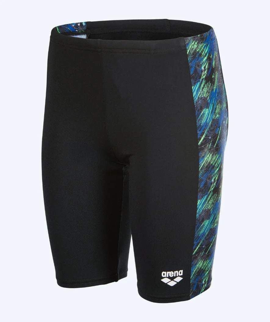 Arena lange Badehose für Jungen - Draft - Schwarz/Blau - Image 6