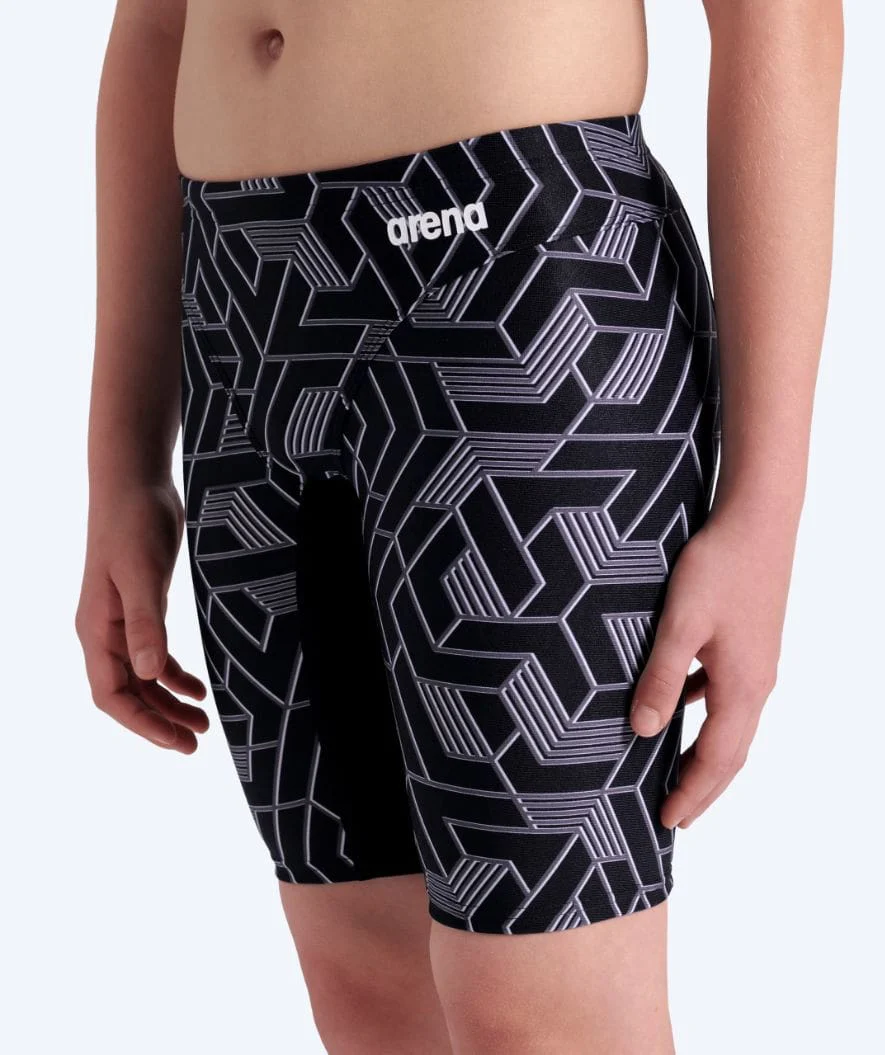 Arena lange Badehose für Jungen - Escape - Schwarz/Grau - Image 3