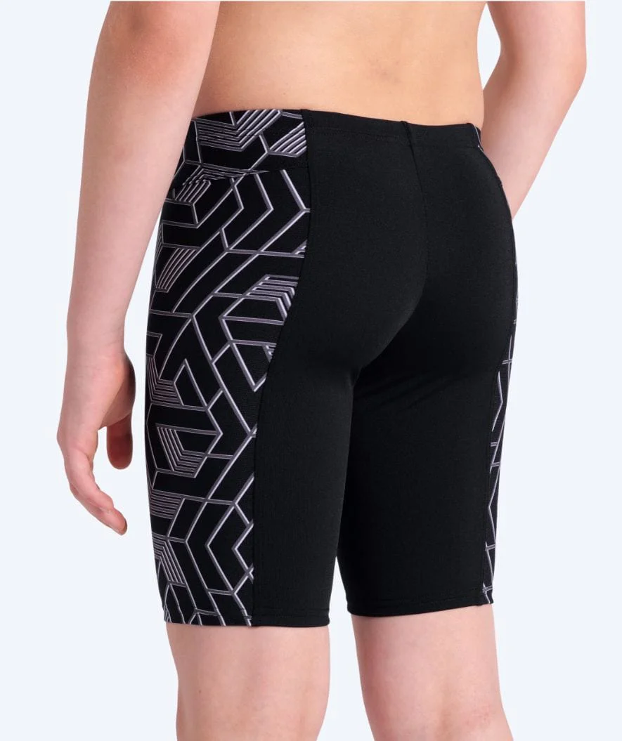 Arena lange Badehose für Jungen - Escape - Schwarz/Grau - Image 4