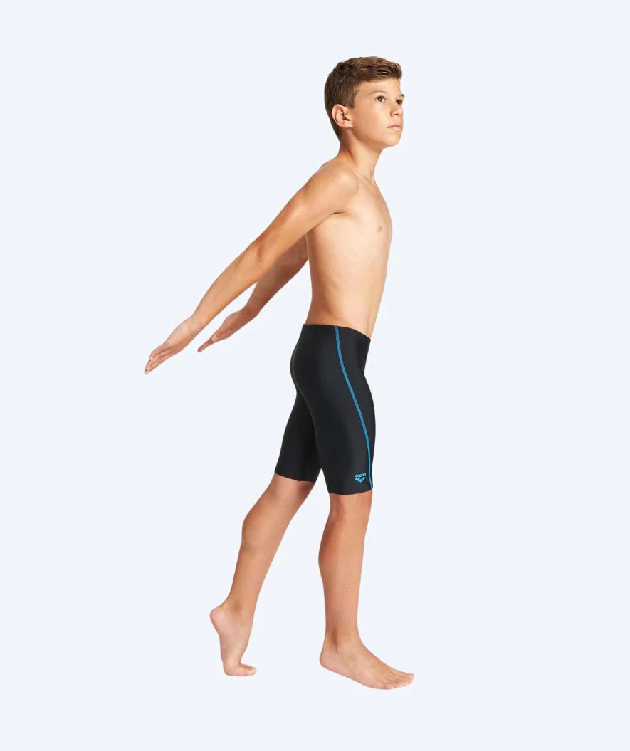Arena lange Badehose für Jungen - Logo - Schwarz/Blau - Image 3