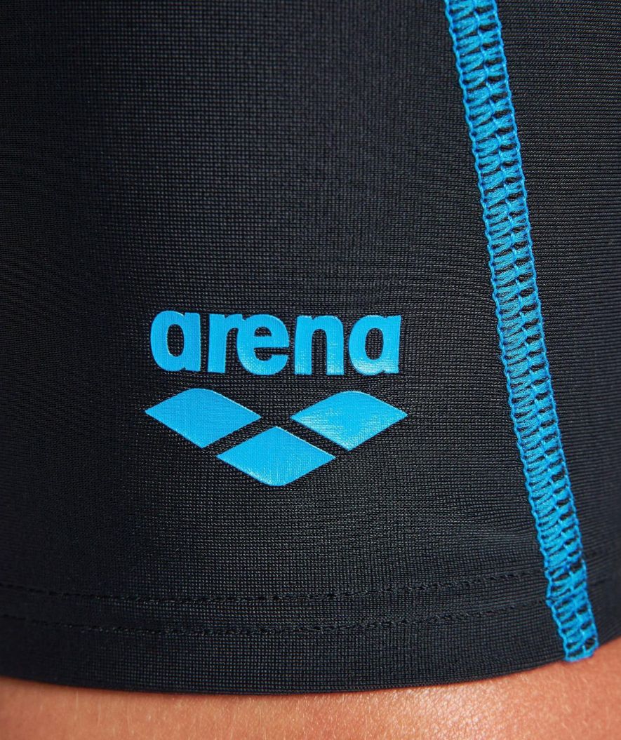 Arena lange Badehose für Jungen - Logo - Schwarz/Blau - Image 5