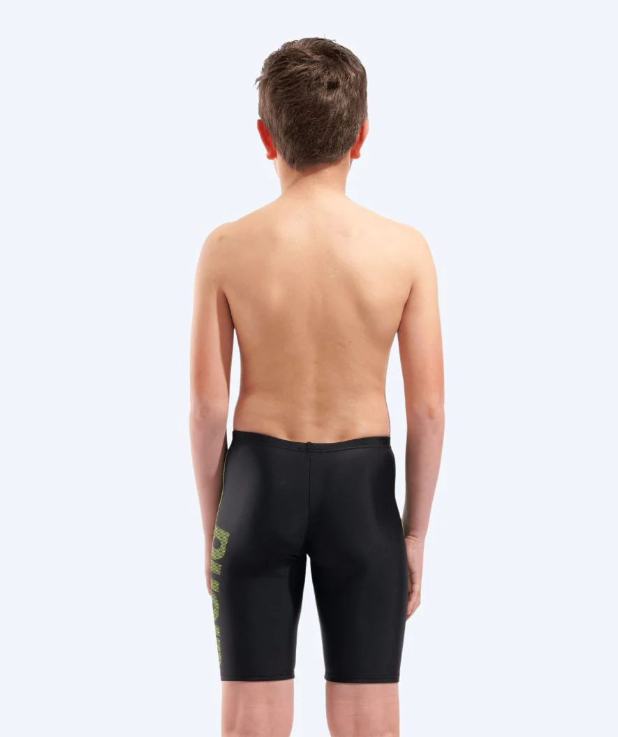 Arena lange Badehose für Jungen - Logo - Schwarz/Grün - Image 2