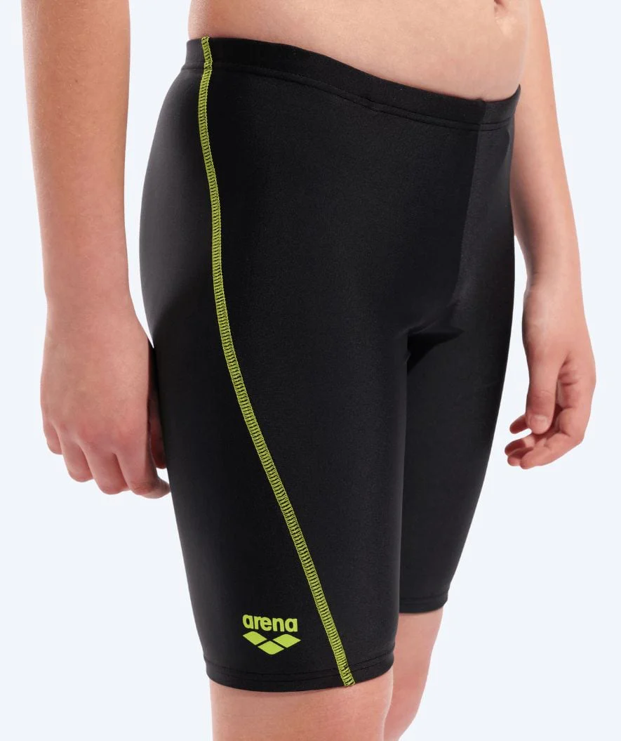 Arena lange Badehose für Jungen - Logo - Schwarz/Grün - Image 4