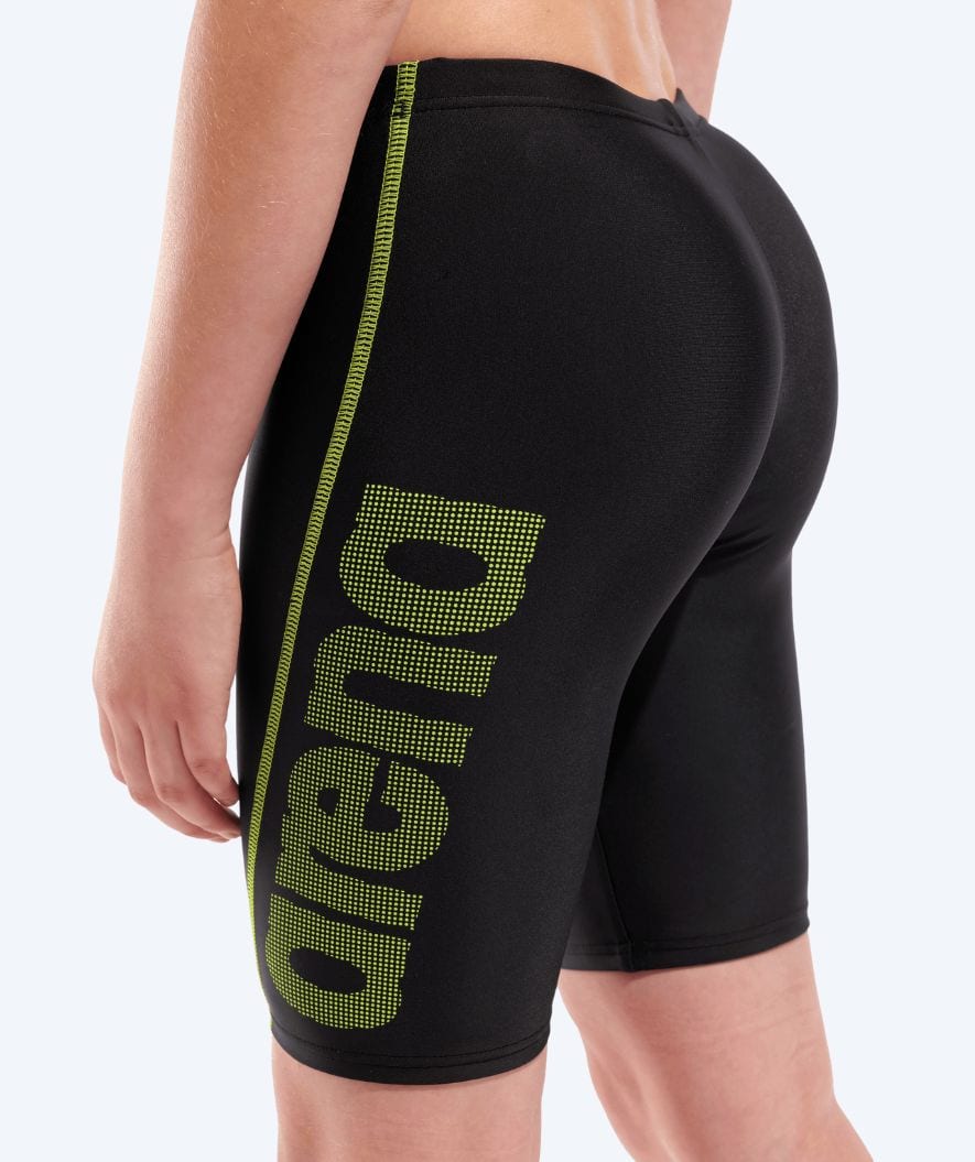Arena lange Badehose für Jungen - Logo - Schwarz/Grün - Image 5