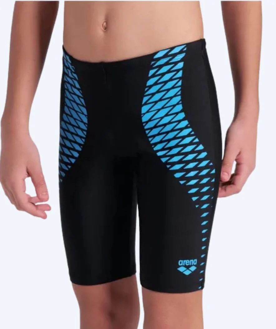 Arena lange Badehose für Jungen - Openings - Schwarz/Hellblau - Image 3