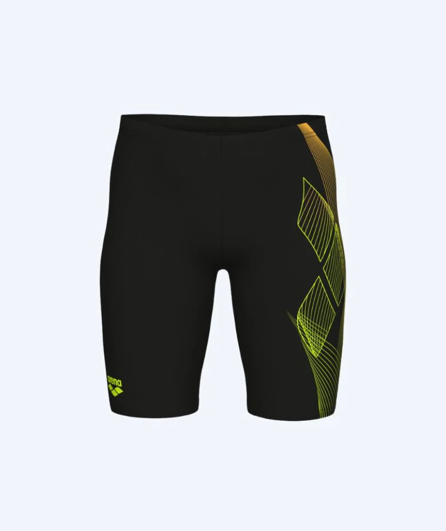 Arena lange Badehose für Jungen - Sea Water - Schwarz/Grün - Image 7
