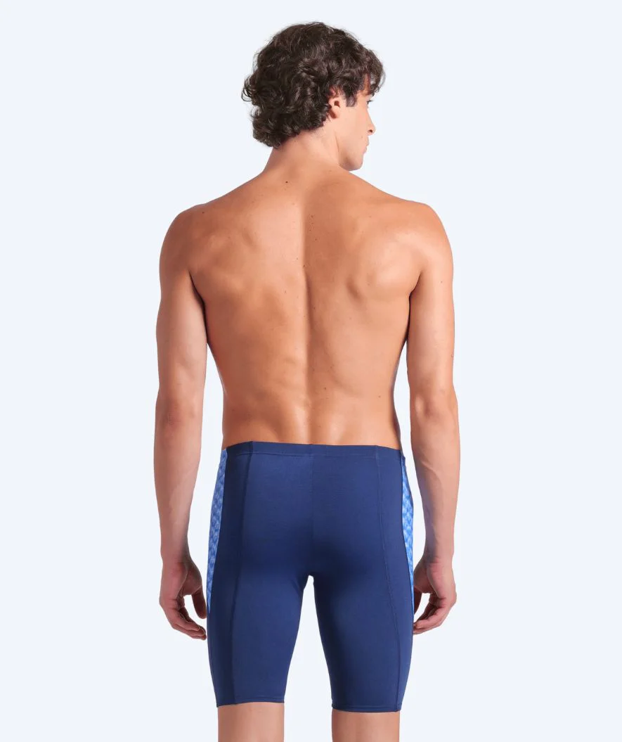 Arena lange Badehose für Herren - Monogram - Donkerblau/Blau - Image 2