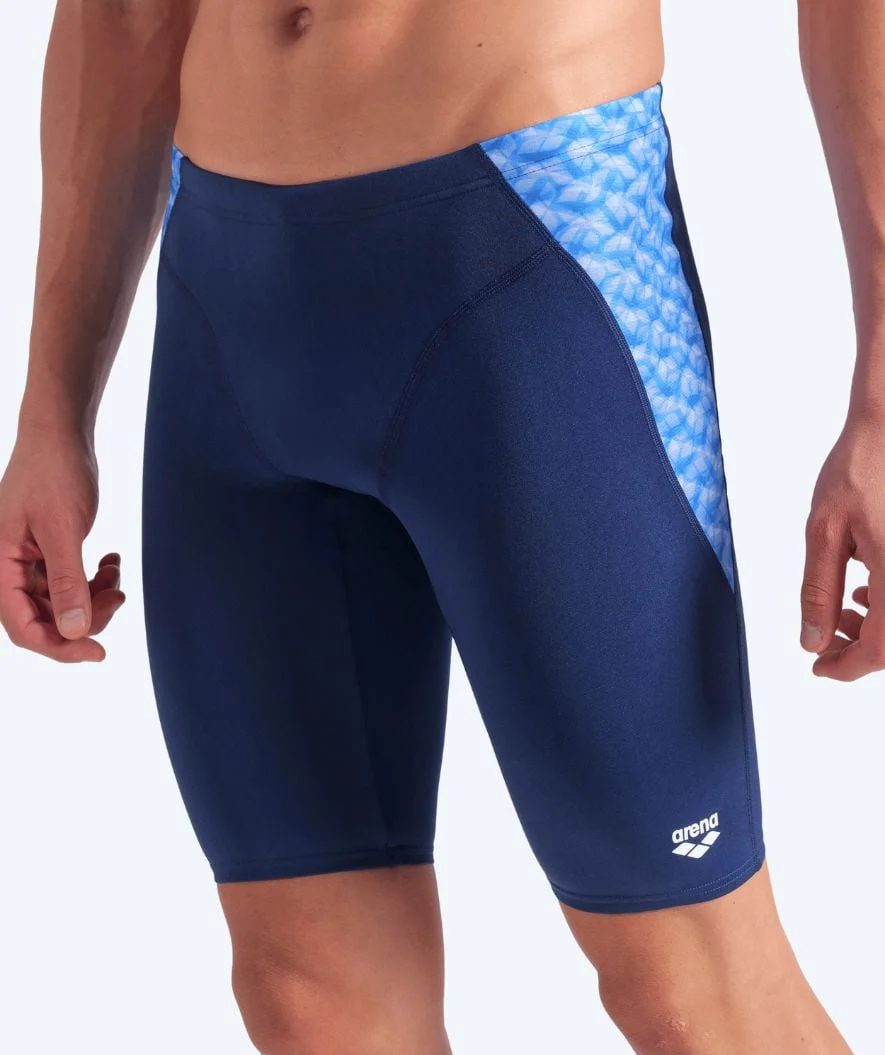 Arena lange Badehose für Herren - Monogram - Donkerblau/Blau - Image 4