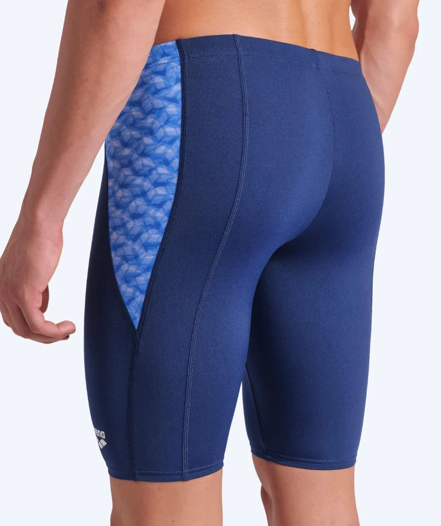 Arena lange Badehose für Herren - Monogram - Donkerblau/Blau - Image 5