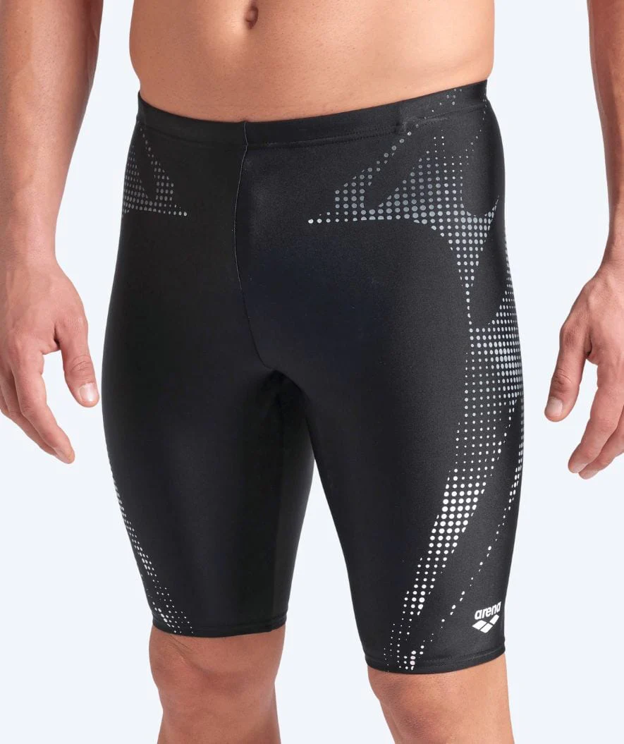 Arena lange Badehose für Herren - Spider Web - Schwarz/Weiß - Image 4