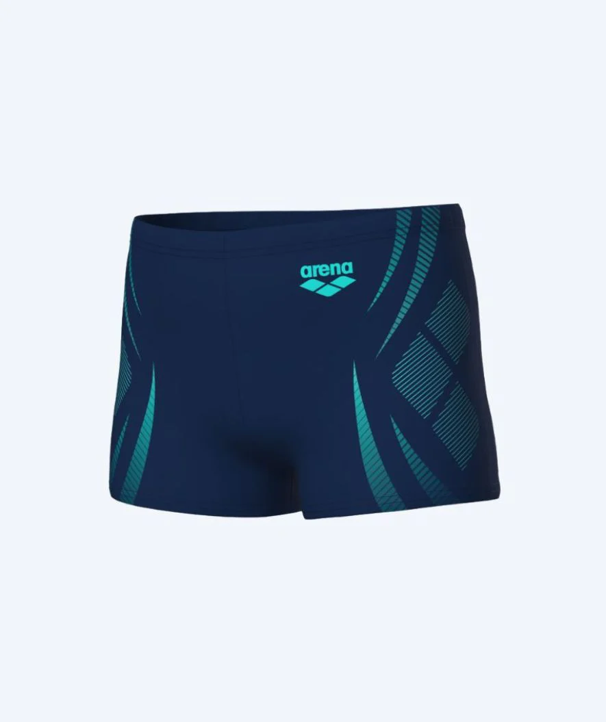 Arena Badehosen mit Bein für Jungen - Poseidonia - Donkerblau/Hellblau - Image 6