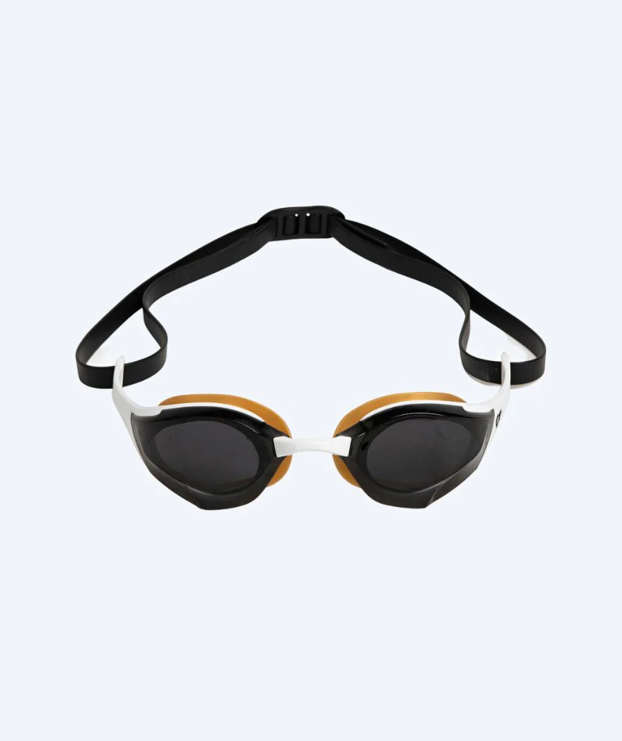 Arena Schwimmbrille - Cobra Edge SWIPE - Weiß/Gold (Smoke Scheiben) - Image 3