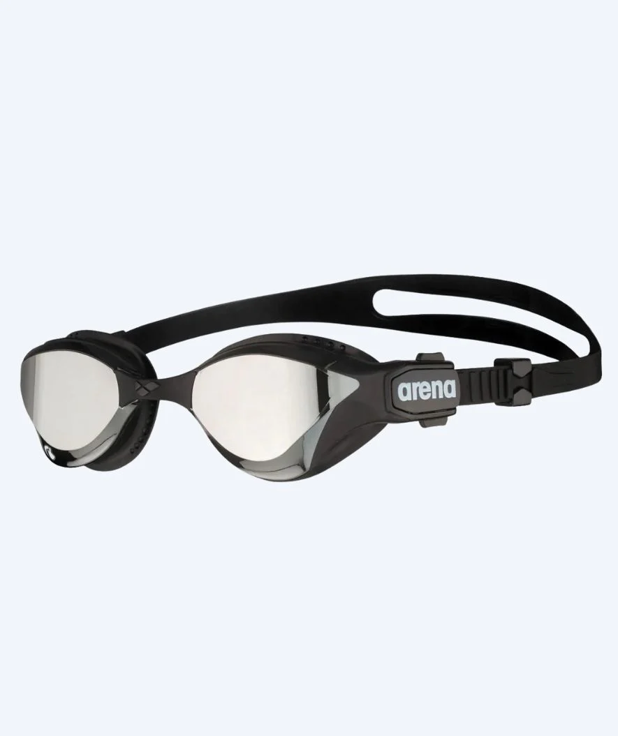 Arena Schwimmbrille - Cobra Tri SWIPE - Schwarz/Silber (Mirror Scheiben)