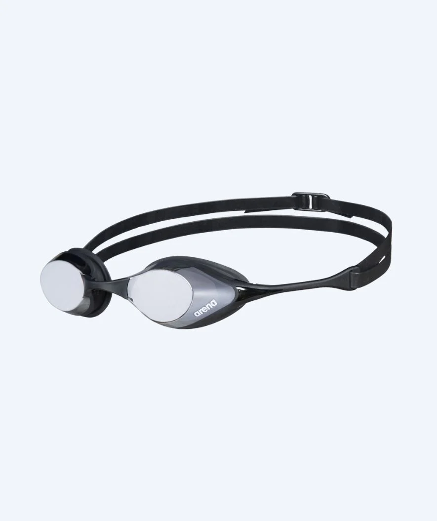 Arena Schwimmbrille - Cobra SWIPE Mirror - Schwarz/Silber