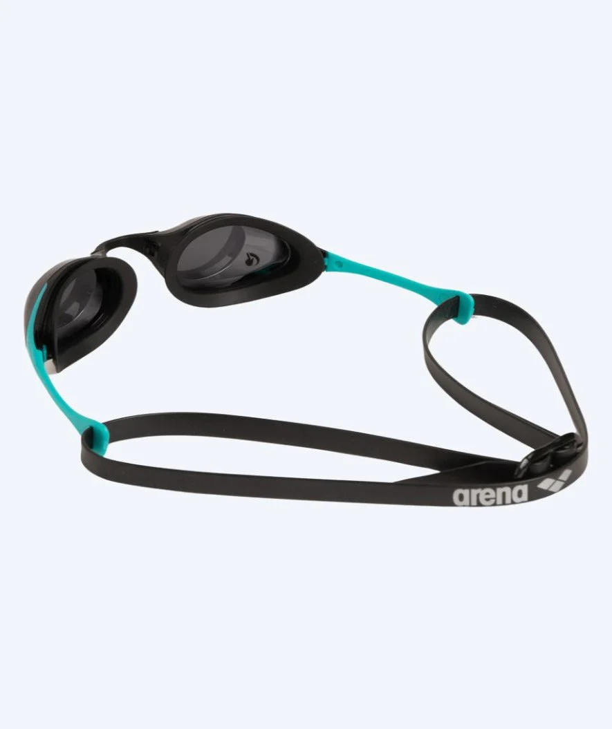 Arena Schwimmbrille - Cobra SWIPE Smoke - Schwarz/Hellblau - Image 2