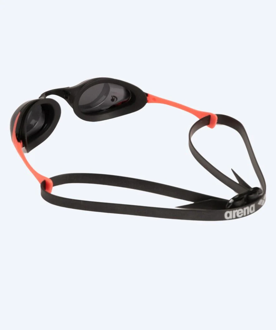 Arena Schwimmbrille - Cobra SWIPE Smoke - Schwarz/Koralle - Image 2
