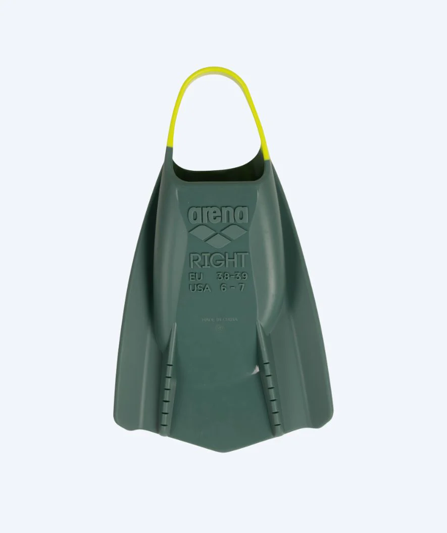 Arena Schwimmflossen - Powerfin Pro || - Dunkelgrün/Gelb (Limited 2026) - Image 2