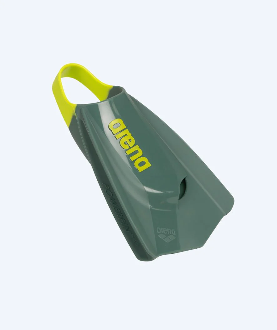 Arena Schwimmflossen - Powerfin Pro || - Dunkelgrün/Gelb (Limited 2026) - Image 3