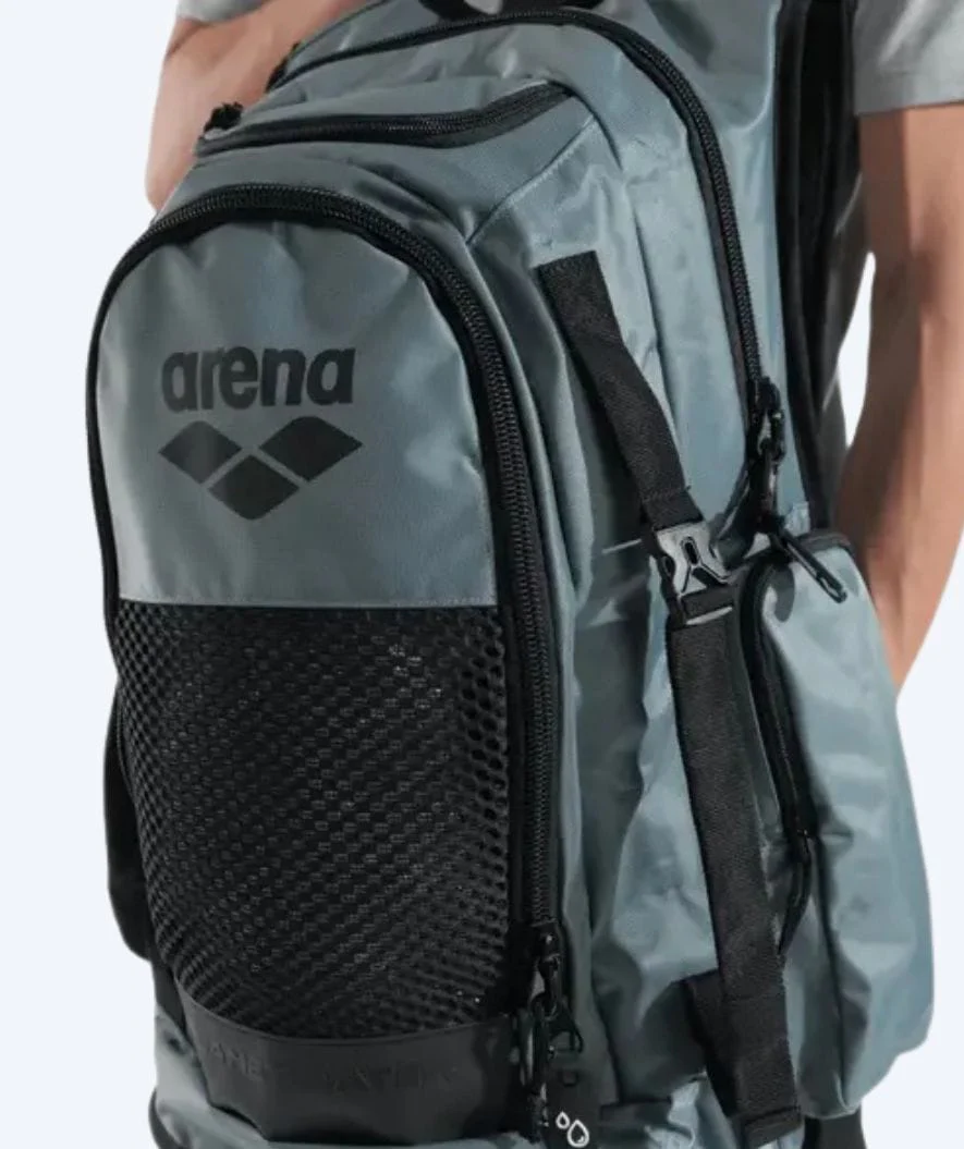 Arena Schwimmrucksack - All Set 45L - Sage/Schwarz - Image 11