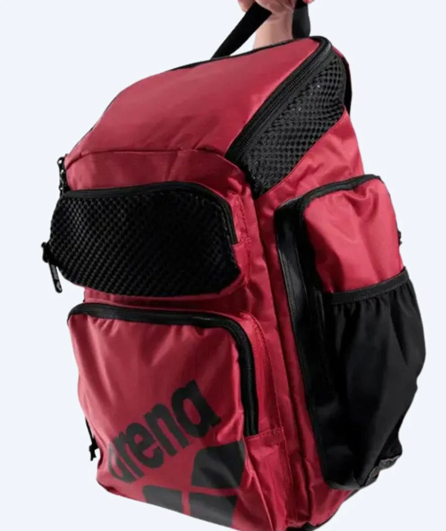 Arena Schwimmrucksack - One Go 45L - Dunkelrot/Schwarz - Image 11