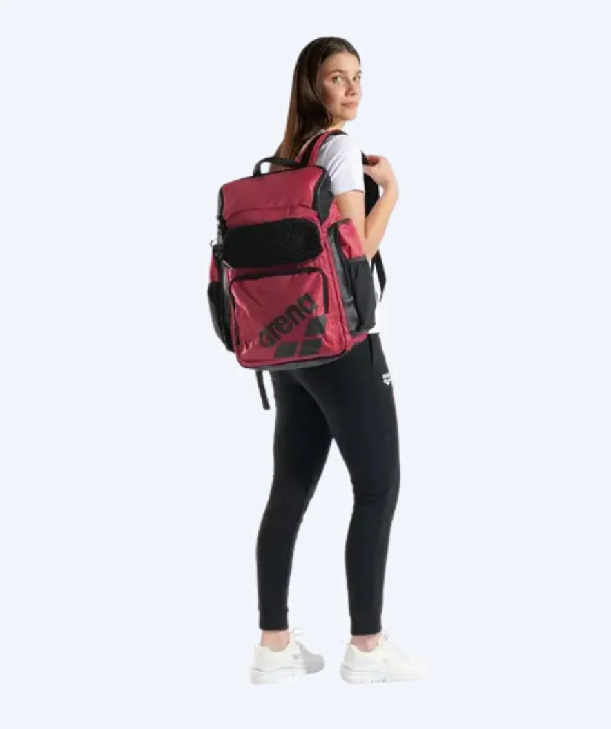 Arena Schwimmrucksack - One Go 45L - Dunkelrot/Schwarz - Image 9