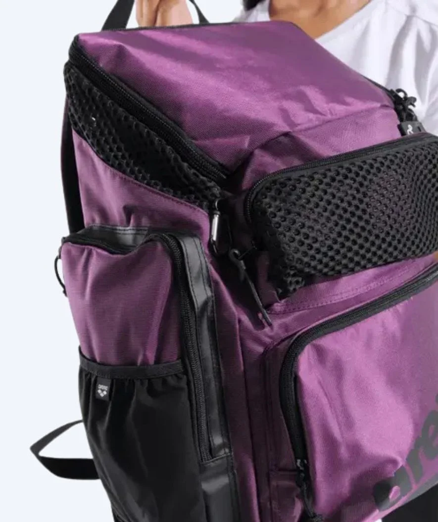Arena Schwimmrucksack - One Go 45L - Lila/Schwarz - Image 10