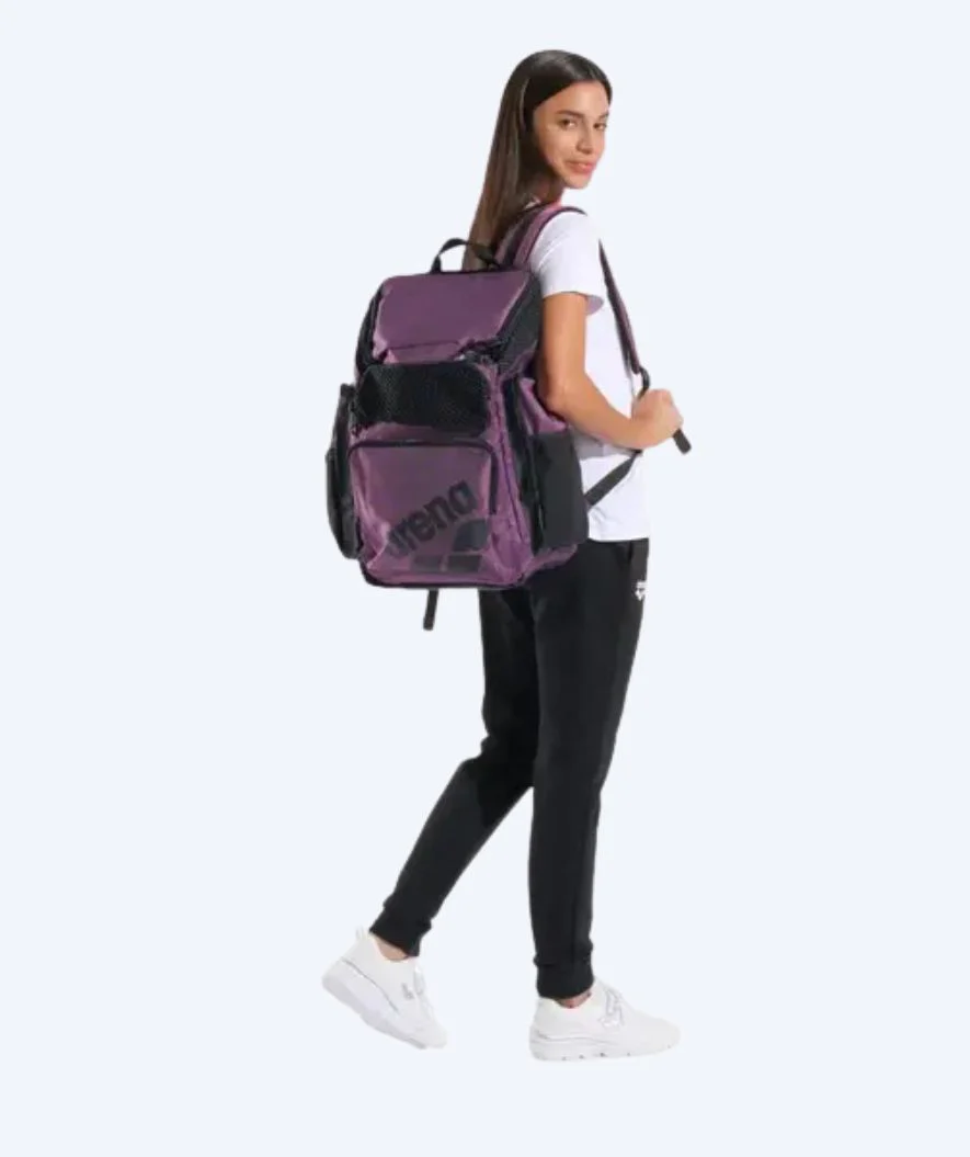 Arena Schwimmrucksack - One Go 45L - Lila/Schwarz - Image 3