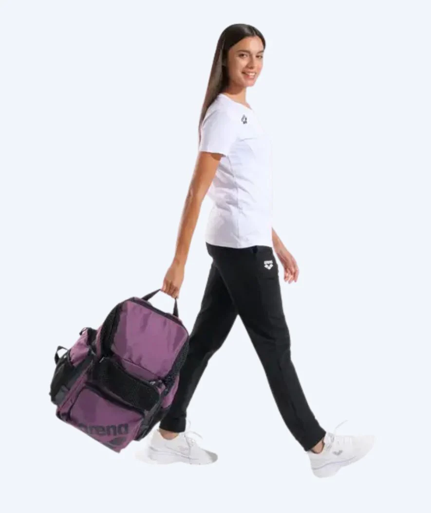 Arena Schwimmrucksack - One Go 45L - Lila/Schwarz - Image 8
