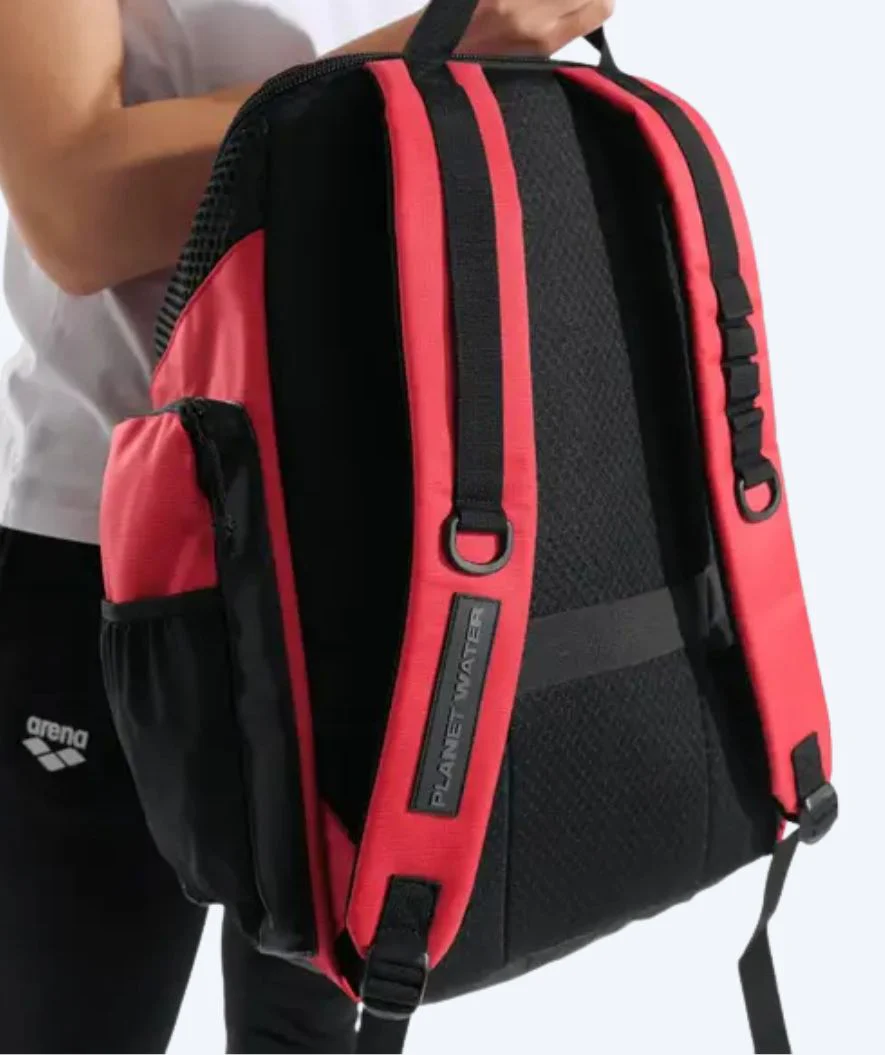 Arena Schwimmrucksack - One Go 45L - Rot/Schwarz - Image 10