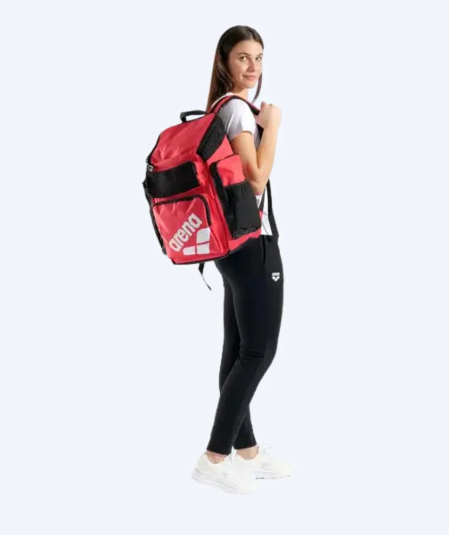 Arena Schwimmrucksack - One Go 45L - Rot/Schwarz - Image 9