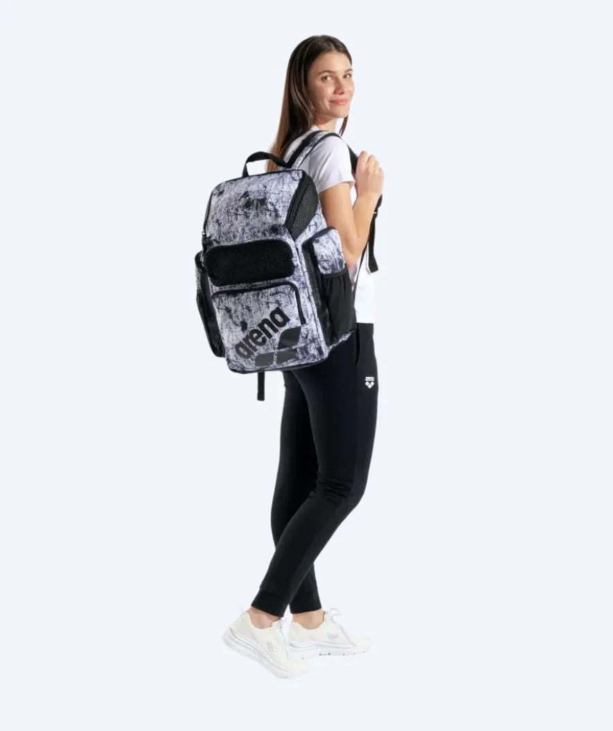Arena Schwimmrucksack - One Go 45L - Weiß/Schwarz - Image 3