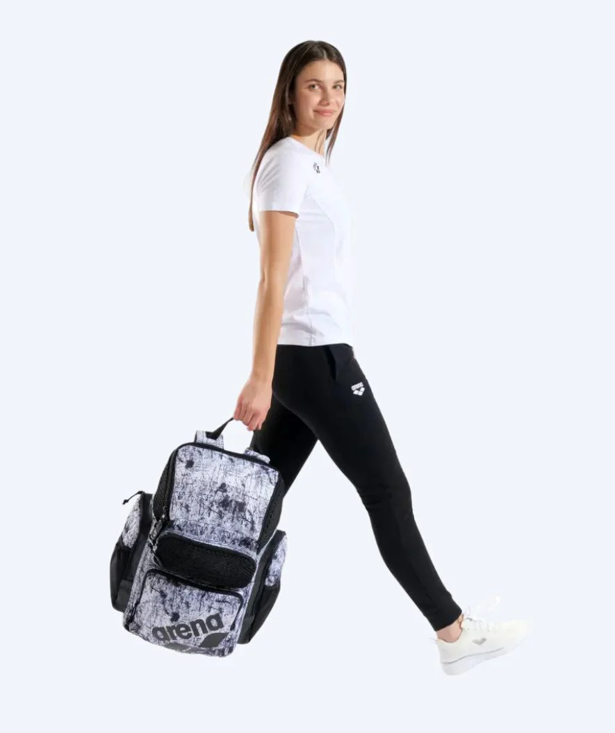 Arena Schwimmrucksack - One Go 45L - Weiß/Schwarz - Image 9