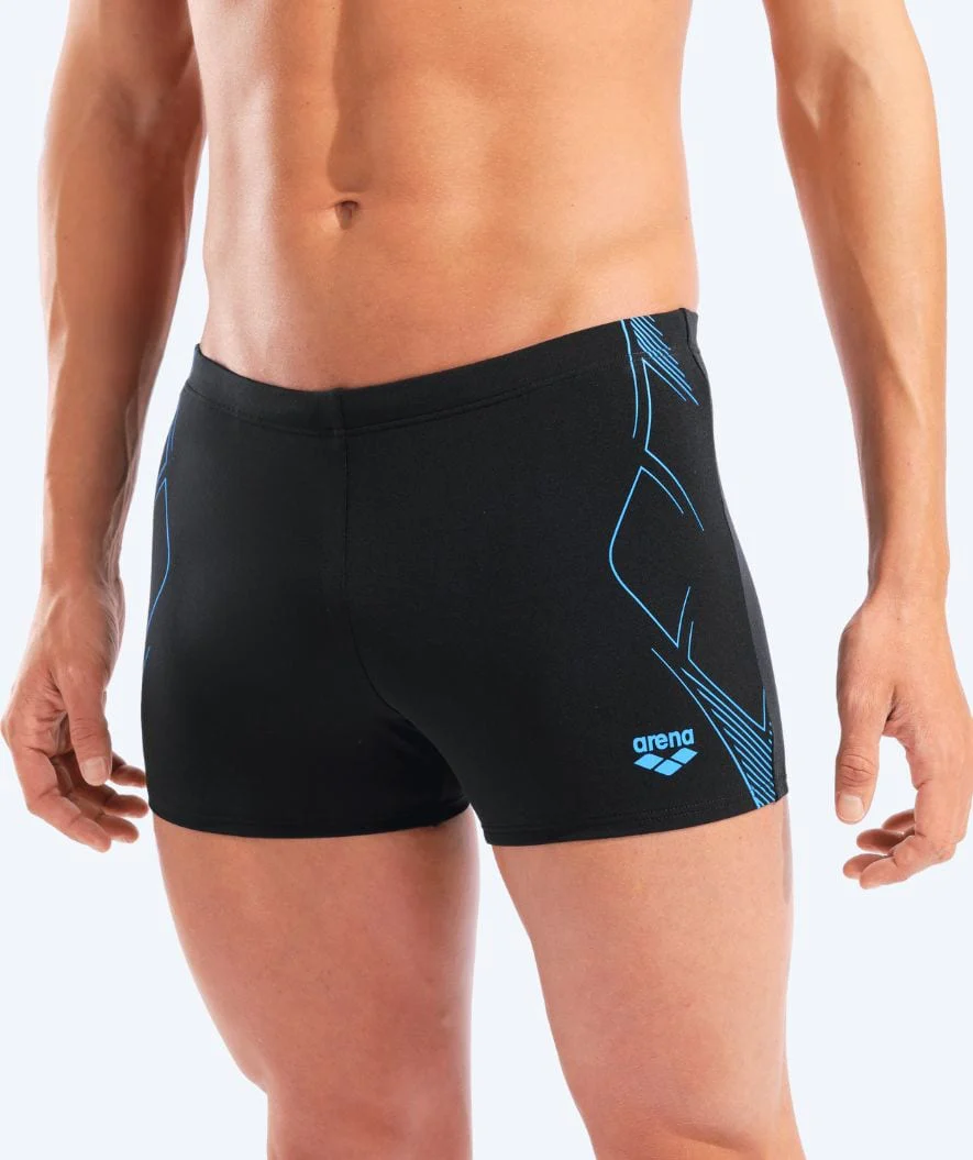 Arena Trunks für Herren - Graphic - Schwarz/Blau - Image 4
