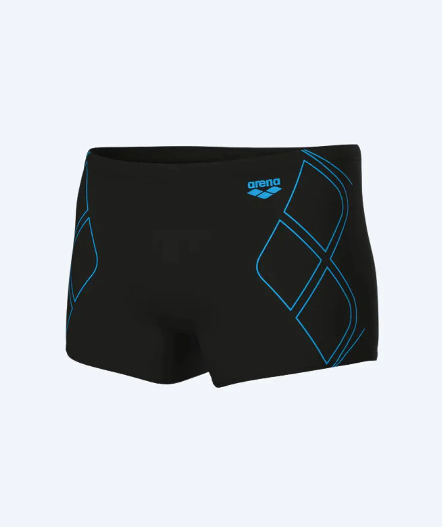 Arena Trunks für Herren - Graphic - Schwarz/Hellblau - Image 6