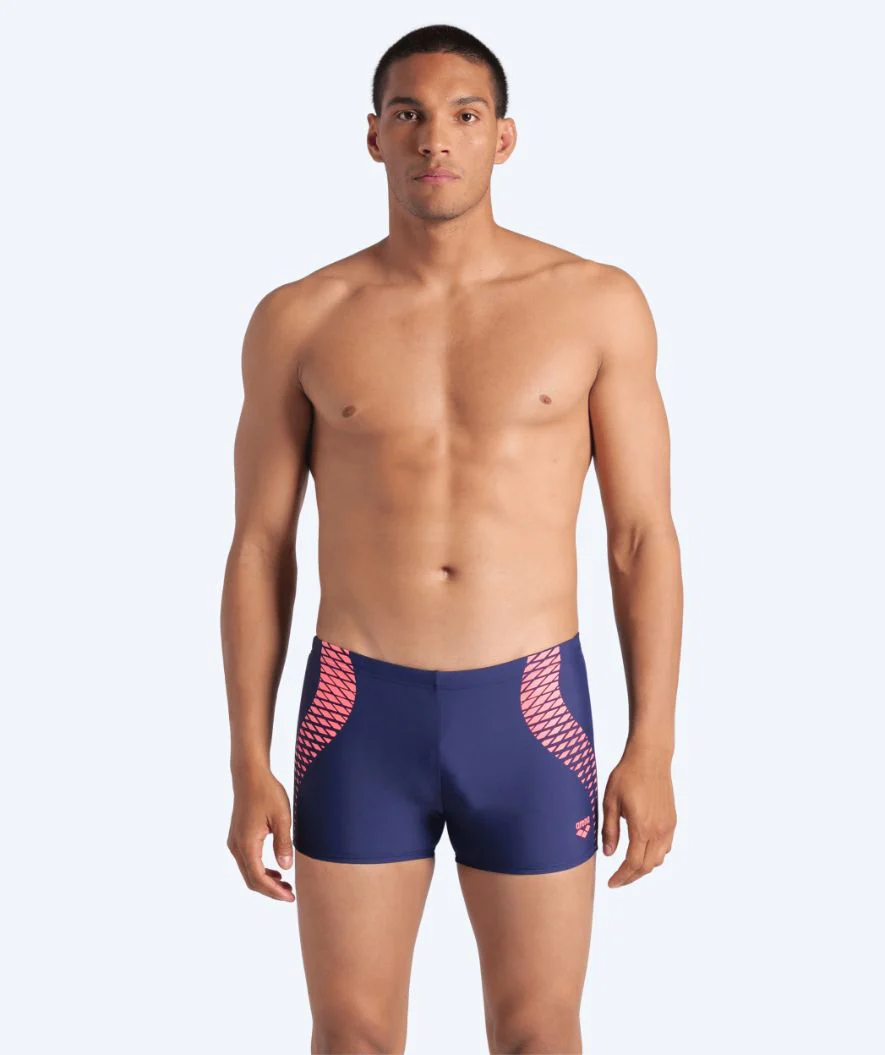 Arena Trunks für Herren - Openings - Donkerblau/Rot