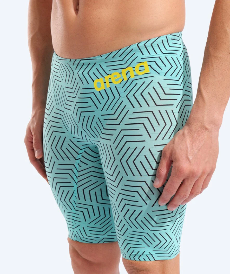 Arena Wettkampf Badehose für Herren - Carbon Air 2 - Blau/Gelb - Image 3