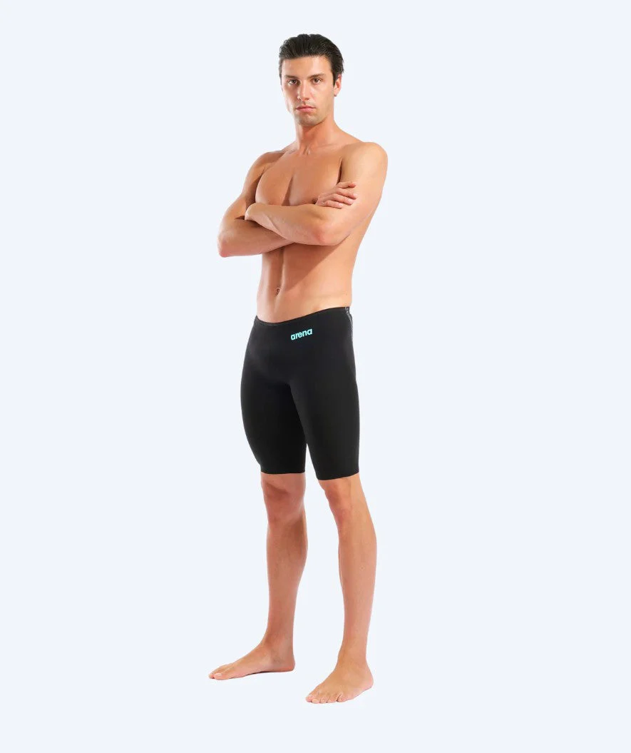 Arena Wettkampf Badehose für Herren - Veloce - Schwarz/Hellblau - Image 3