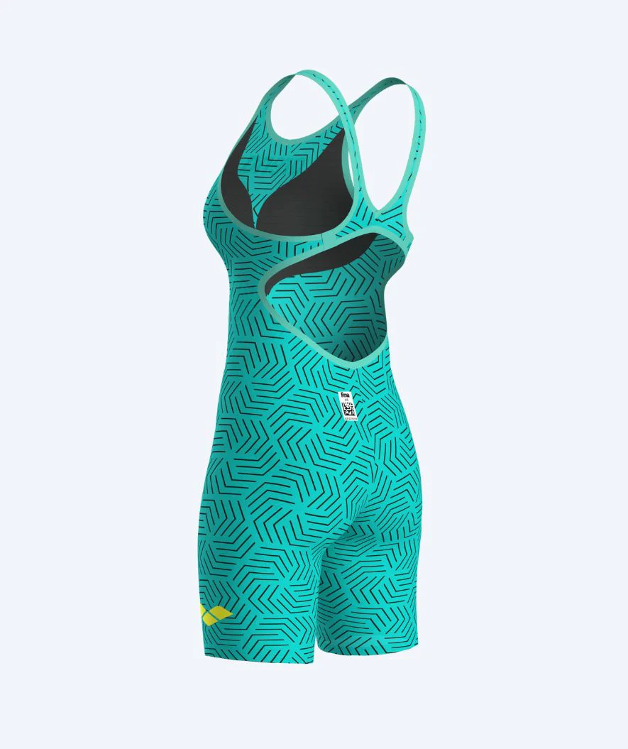 Arena Wettkampf Badeanzug für Damen - Carbon Air 2 - Blau/Gelb - Image 6