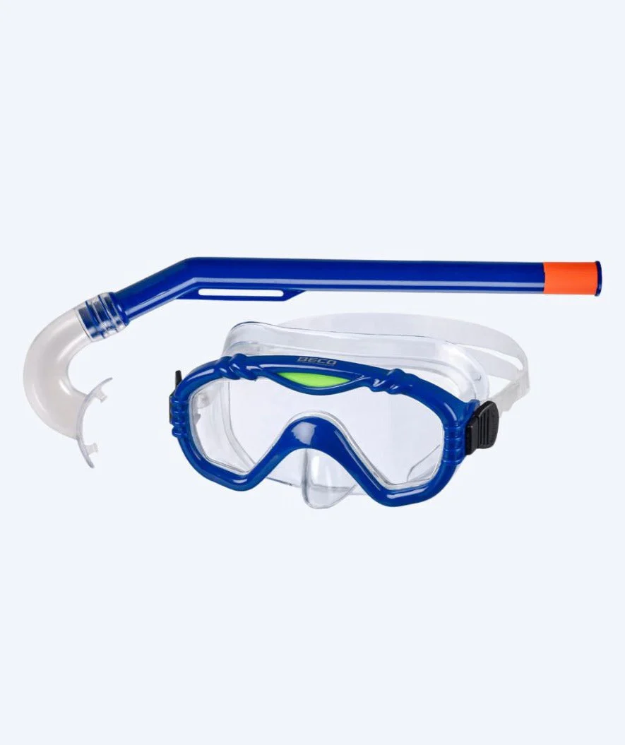 Beco Combo Schnorchelset für Kinder (ab 4 Jahre) - Sealife - Donkerblau