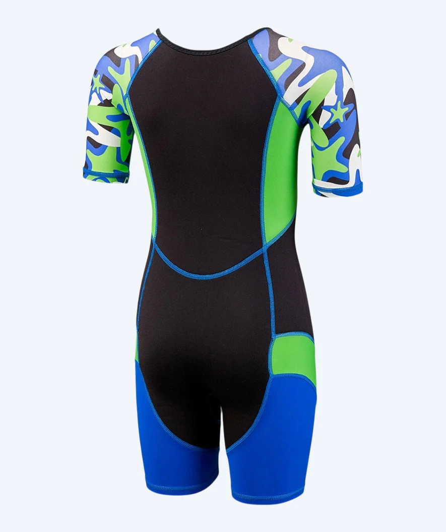 Beco Neoprenanzug für Kinder - Shorty - Blau/Grün - Image 2
