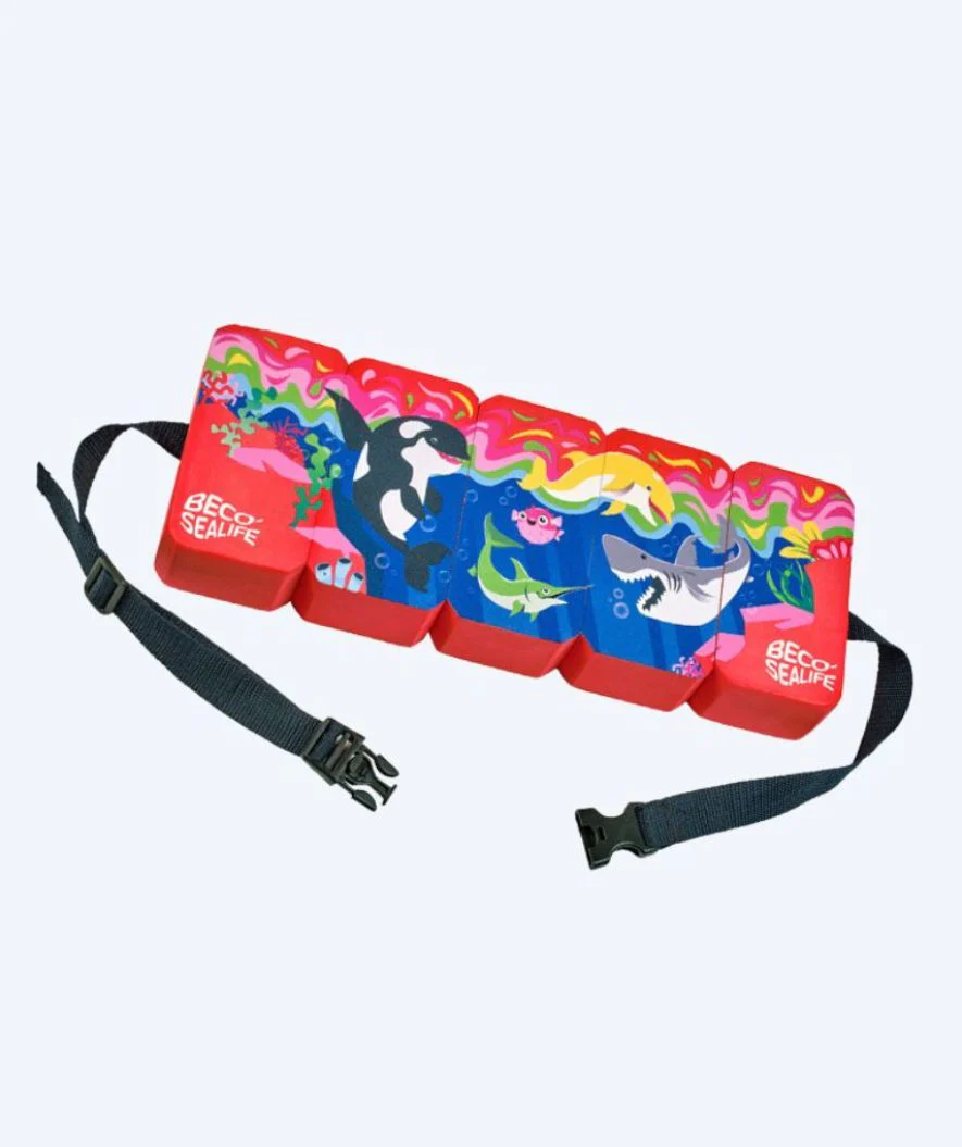 Beco Schwimmgürtel für Kinder (2-6) - Sealife - Rot